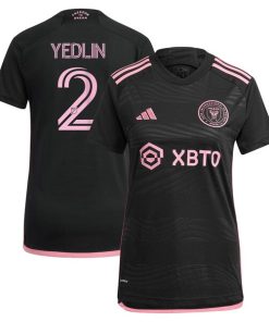 DeAndre Yedlin Inter Miami CF adidas Women's 2024 La Noche Replica Player Jersey - Black