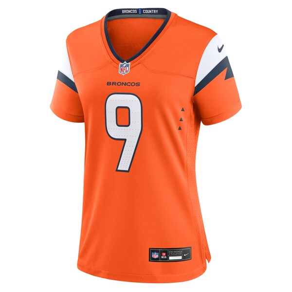 Riley Dixon Denver Broncos Nike Women's Team Game Jersey - Orange - Image 2
