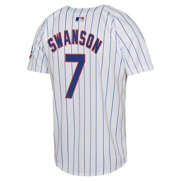Dansby Swanson Chicago Cubs Youth Limited Player Jersey - White - Image 4