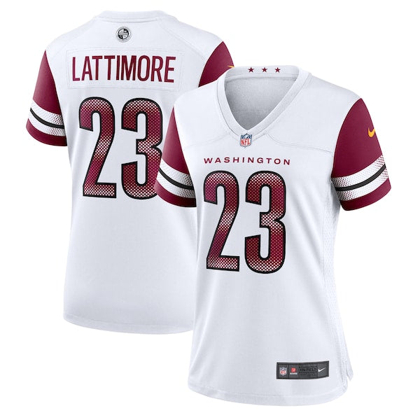 Marshon Lattimore Washington Commanders Nike Women's Game Jersey - White/Burgundy