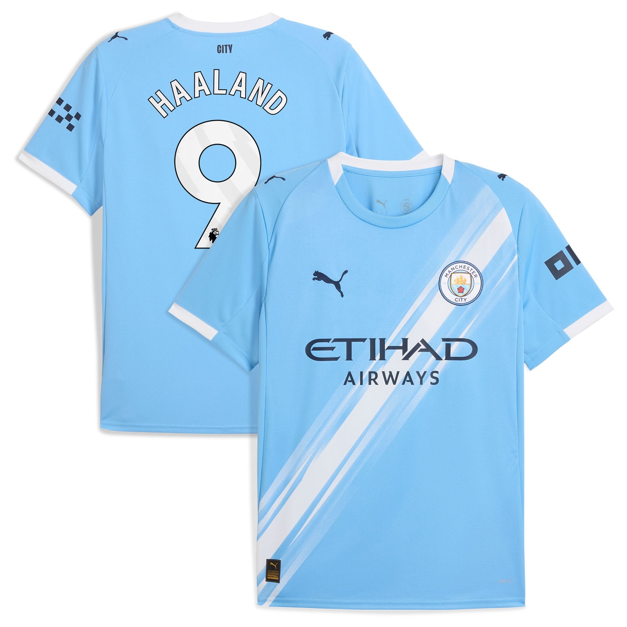 Manchester City Puma 2025/26 Third Replica Jersey - Green/Neon Green/Black/Light Blue - Image 6