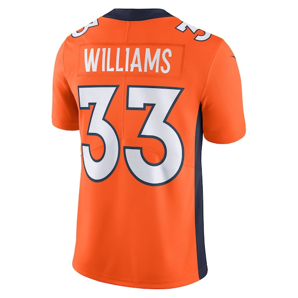 Javonte Williams Denver Broncos Nike Vapor Untouchable Limited Jersey - Orange - Image 4