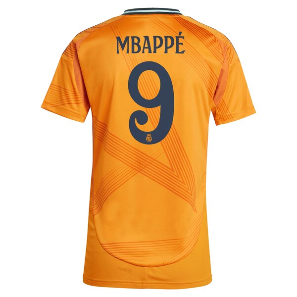Kylian Mbapp¨¦ Los Merengues adidas Women's 2024/25 Away Replica Player Jersey - Orange - Image 3