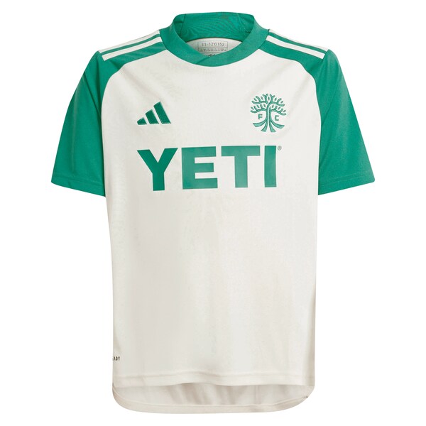Daniel Pereira Austin FC adidas Youth 2024 The Armadillo Kit Replica Player Jersey - Tan - Image 2
