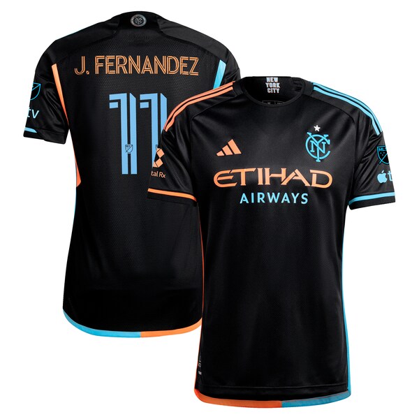 Julian Fernandez New York City FC adidas 2024 24/7 Kit Authentic Player Jersey?ยจC Black - Image 4