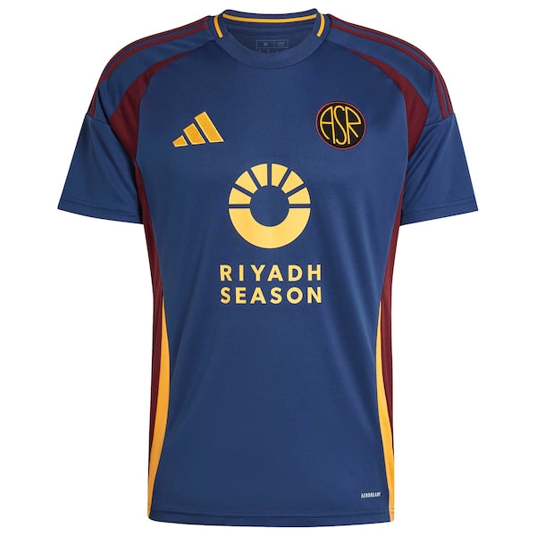 AS Roma adidas 2024/25 Third Replica Jersey - Navy/White - Image 3