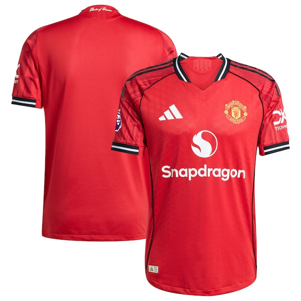 Manchester United adidas Home 2025/26 Authentic Player Jersey - Red/Black/White - Image 2