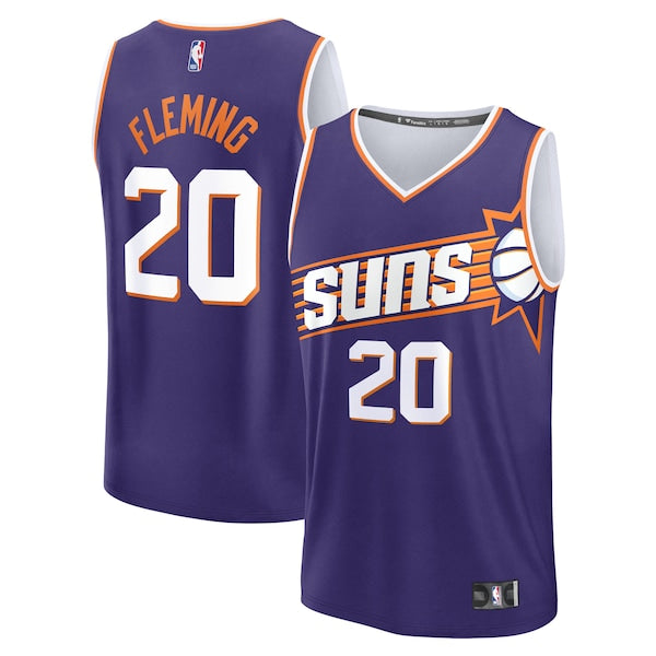 Rasheer Fleming Phoenix Suns Fast Break Replica Jersey - Purple - Icon Edition
