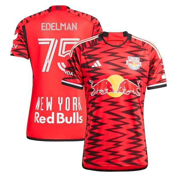 Daniel Edelman New York Red Bulls adidas 2024 Legacy Authentic Player Jersey?ยจC Red