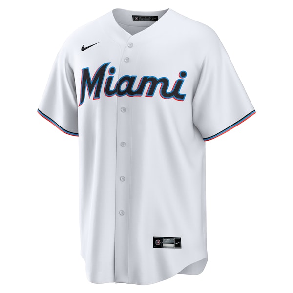 Jes¨²s Luzardo Miami Marlins Nike Home Replica Player Jersey - White - Image 2
