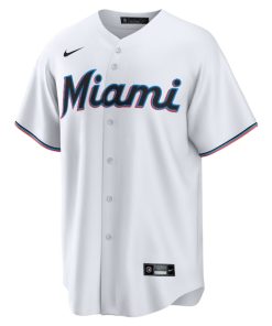 Alternative view of Avisa¨ªl Garc¨ªa Miami Marlins Nike Home  Replica Player Jersey - White
