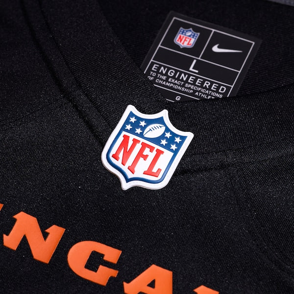 Jaylen Key Cincinnati Bengals Nike Team Game Jersey - Black - Image 4