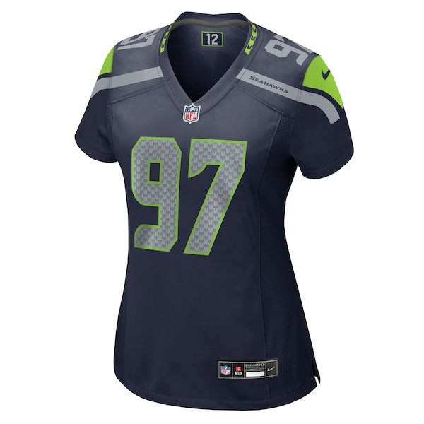 Johnathan Hankins Seattle Seahawks Nike Women's Team Game Jersey - College Navy - Image 8