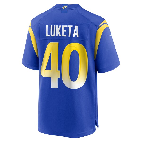 Jesse Luketa Los Angeles Rams Nike Team Game Jersey - Royal - Image 3
