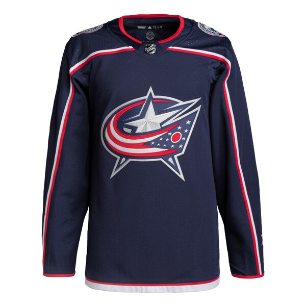 Columbus Blue Jackets adidas Home Primegreen Authentic Jersey - Navy - Image 2