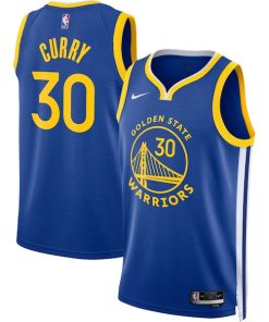 Alternative view of Stephen Curry Golden State Warriors Nike Unisex Swingman Jersey - Icon Edition - Royal/White