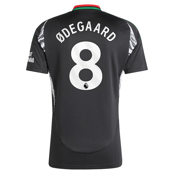 Martin Odegaard Arsenal adidas 2024/25 Away Replica Player Jersey - Black - Image 4