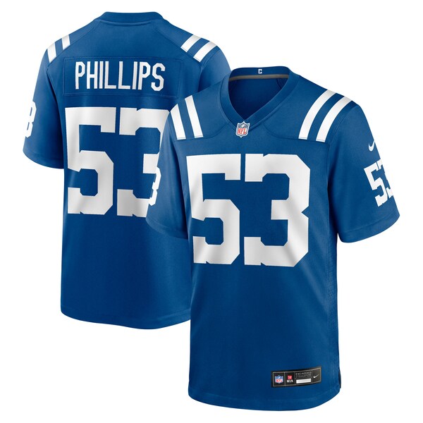 Jacob Phillips Indianapolis Colts Nike Team Game Jersey - Royal
