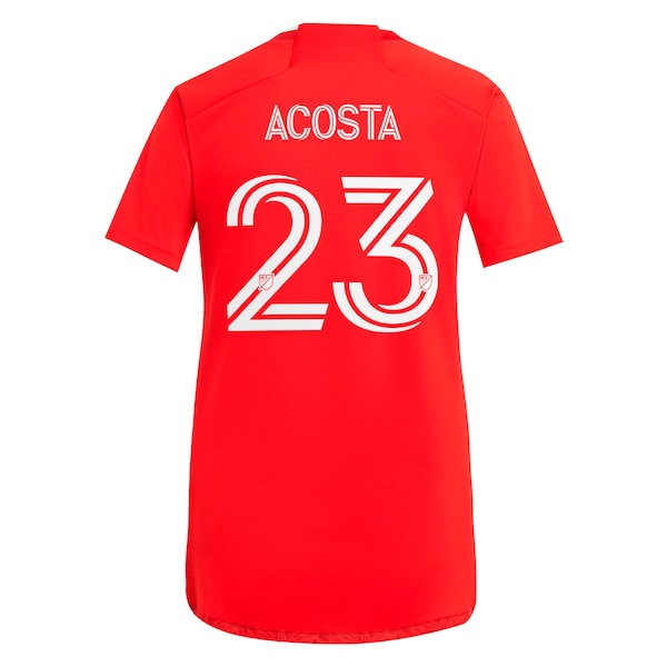 Kellyn Acosta Chicago Fire adidas Women's 2024 Return To Red Replica Player Jersey - Red - Image 3