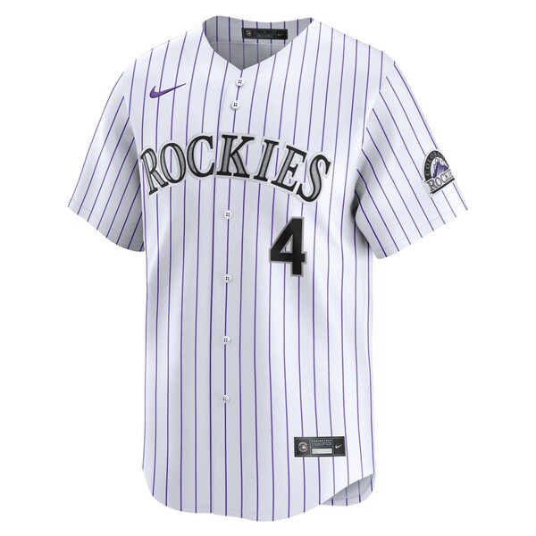 Michael Toglia Colorado Rockies Nike Home Limited Player Jersey - White - Image 2