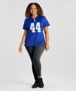 Alternative view of Demetrius Flannigan-Fowles New York Giants Nike Women's Team Game Jersey -  Royal