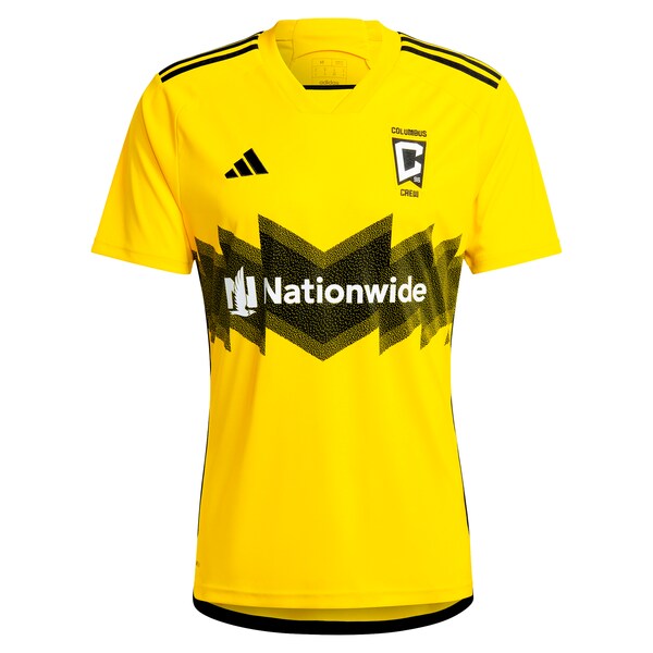 Diego Rossi Columbus Crew adidas 2024 The Home Kit Replica Player Jersey - Yellow - Image 2