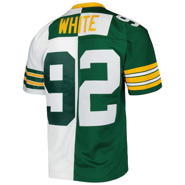 Reggie White Green Bay Packers 1996 Split Legacy Replica Jersey - Green/White - Image 4