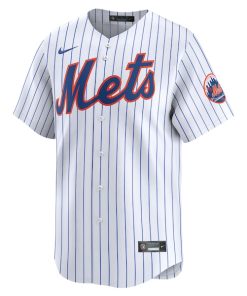 Alternative view of Mark Vientos New York Mets Nike Home Limited Player Jersey - White