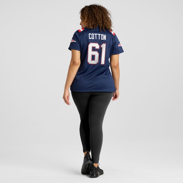 Lester Cotton Sr. New England Patriots Nike Women's Team Game Jersey - Navy - Image 7