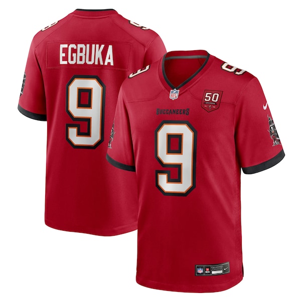 Emeka Egbuka Tampa Bay Buccaneers Nike Team Game Jersey - Red/White/Creamsicle