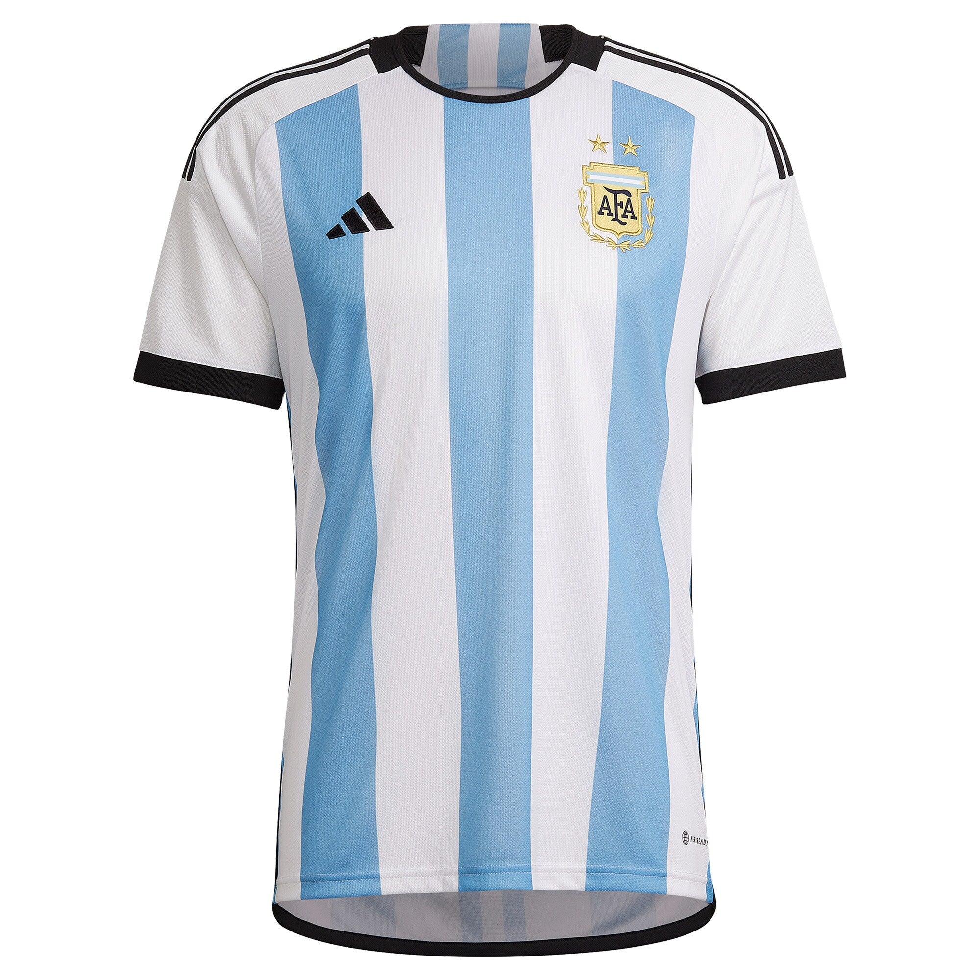 Custom Argentina National Team adidas 2022/23 Home Authentic Blank Jersey - White - Image 2