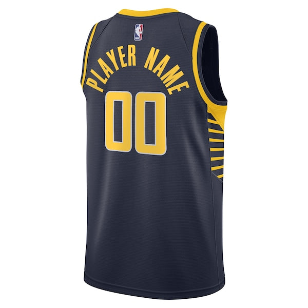 Indiana Pacers Nike 2020/21 Swingman Custom Jersey - Icon Edition - Navy - Image 3