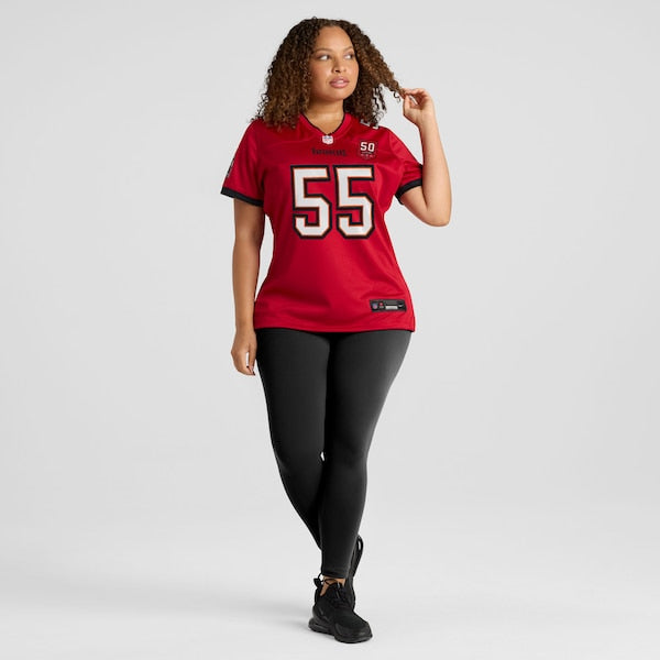 Derrick Brooks Tampa Bay Buccaneers Nike Women's 50th Anniversary Team Game Jersey - Red/Creamsicle - Image 3