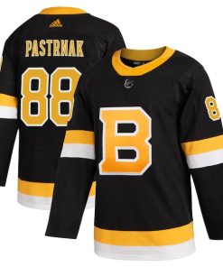David Pastrnak Boston Bruins adidas Alternate Authentic Player Jersey - Black
