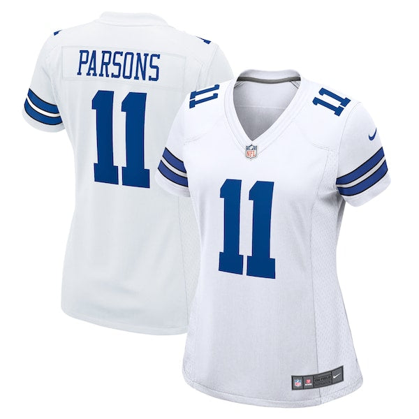 Micah Parsons Dallas Cowboys Nike Women's Game Player Jersey - White/Navy - Image 2