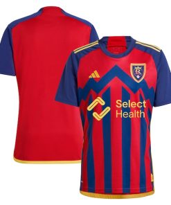 Real Salt Lake adidas 2024 Peak Utah Replica Jersey?¨C Red