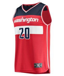 Alternative view of Alexandre Sarr Washington Wizards  Youth Fast Break Replica Player Jersey - Icon Edition - Red