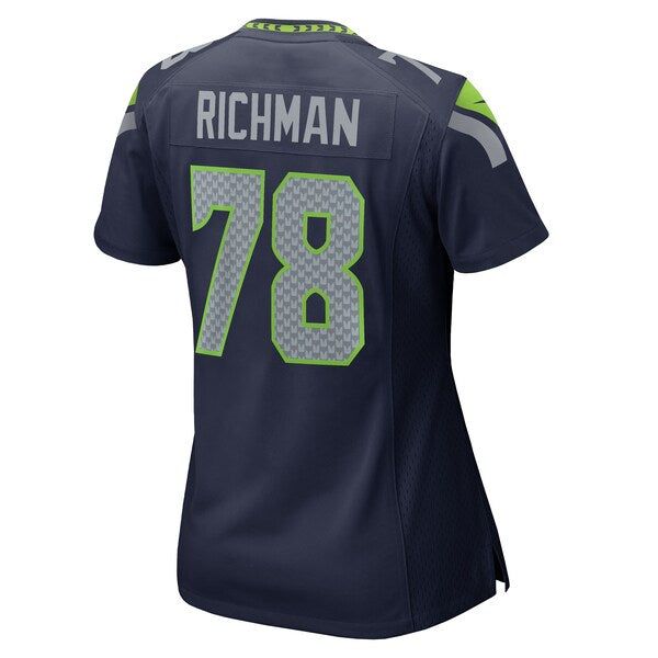 Mason Richman Seattle Seahawks Nike Women's Team Game Jersey - College Navy - Image 3