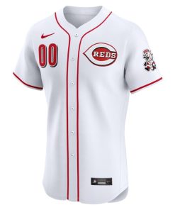 Alternative view of Cincinnati Reds Nike Home Elite Pick-A-Player Retired Roster Jersey - White