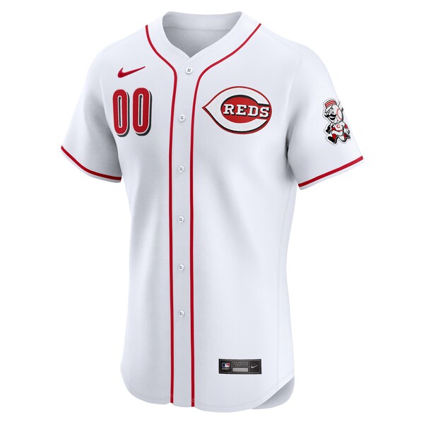 Cincinnati Reds Nike Home Elite Pick-A-Player Retired Roster Jersey - White - Image 2