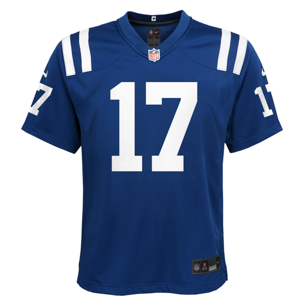 Daniel Jones Indianapolis Colts Nike Youth Alternate 2 Game Jersey - Royal - Image 2