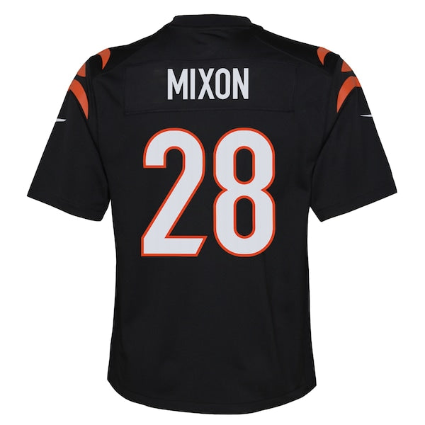 Joe Mixon Cincinnati Bengals Nike Youth Game Jersey - Black - Image 3