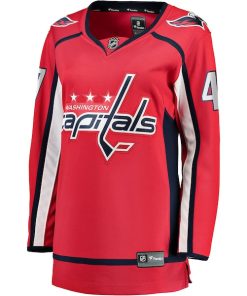 Alternative view of Declan Chisholm Washington Capitals  Women's Home Breakaway Jersey - Red