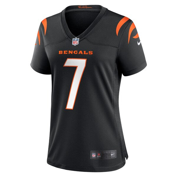 Will Grier Cincinnati Bengals Nike Women's Team Game Jersey - Black - Image 2