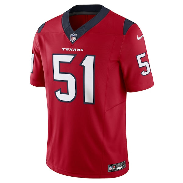 Will Anderson Jr. Houston Texans Nike Vapor F.U.S.E. Limited Jersey - Red - Image 2