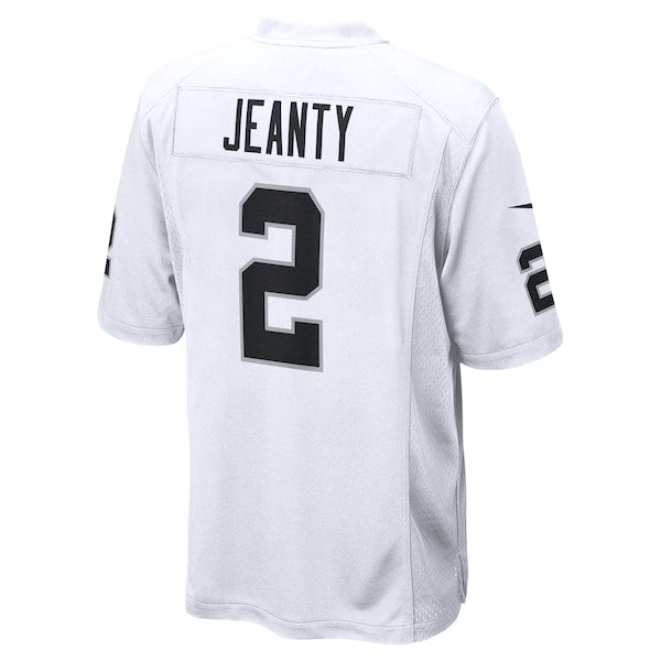 Ashton Jeanty Las Vegas Raiders Nike Game Jersey - White/Black - Image 4