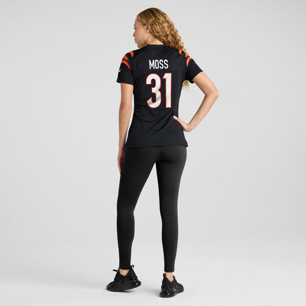 Zack Moss Cincinnati Bengals Nike Women's Game Jersey - Black - Image 3