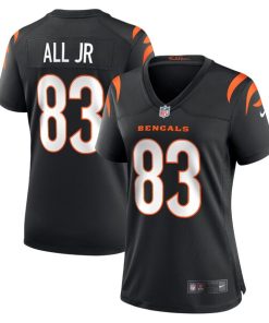 Alternative view of Erick All Jr. Cincinnati Bengals Nike Women's Team Game Jersey -  Black