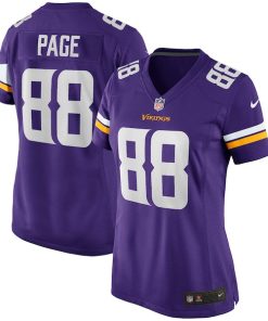 Alan Page Minnesota Vikings Nike Women's Game Retired Player Jersey - Purple