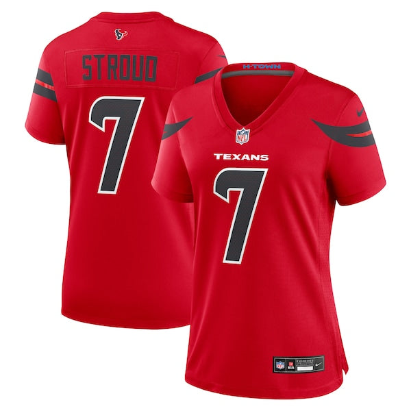 C.J. Stroud Houston Texans Nike Women's Alternate Game Jersey - Red - Image 2